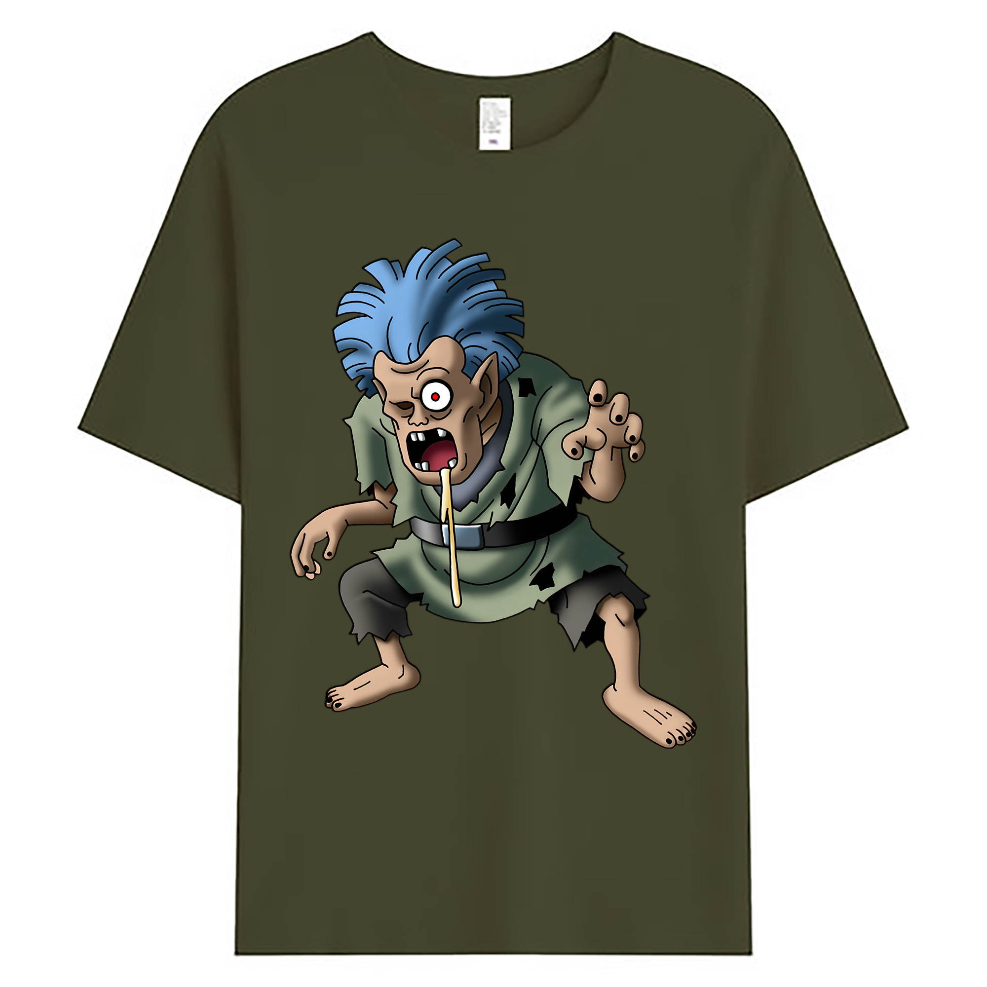 （画像用） ドラゴンクエスト Doragon Kuesuto Dragon Quest 綿100％ メンズ半袖Tシャツ｜肌触りやわらか＆通気性
